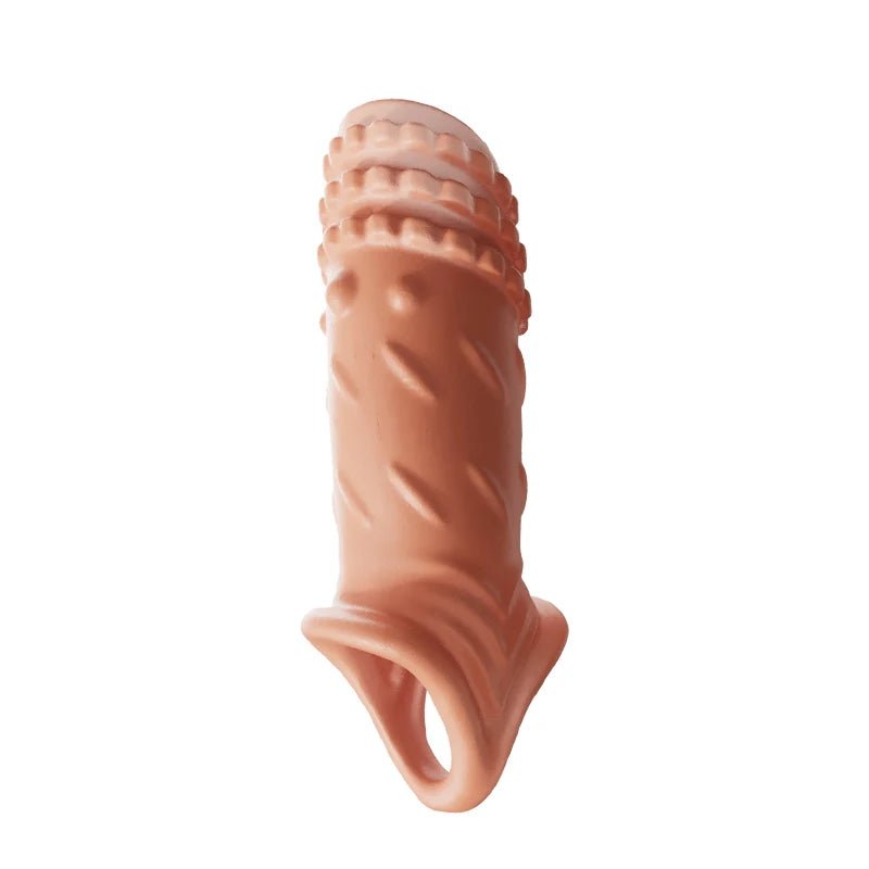 Reusable Delay Condom Sleeve for Men Adult Toys 55mm