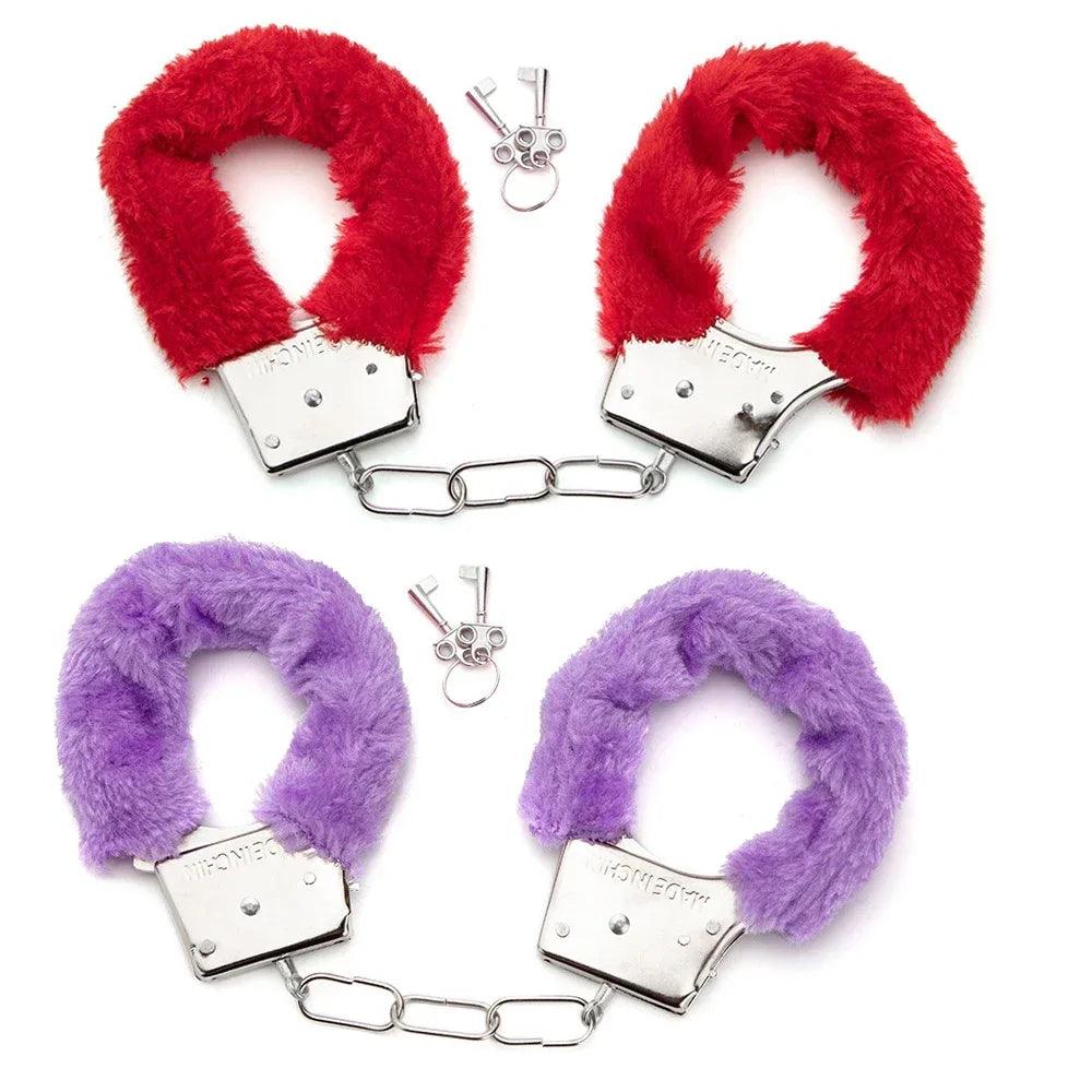 Erotic Accessories Sex Toys 2pc BDSM Bondage Handcuffs Set