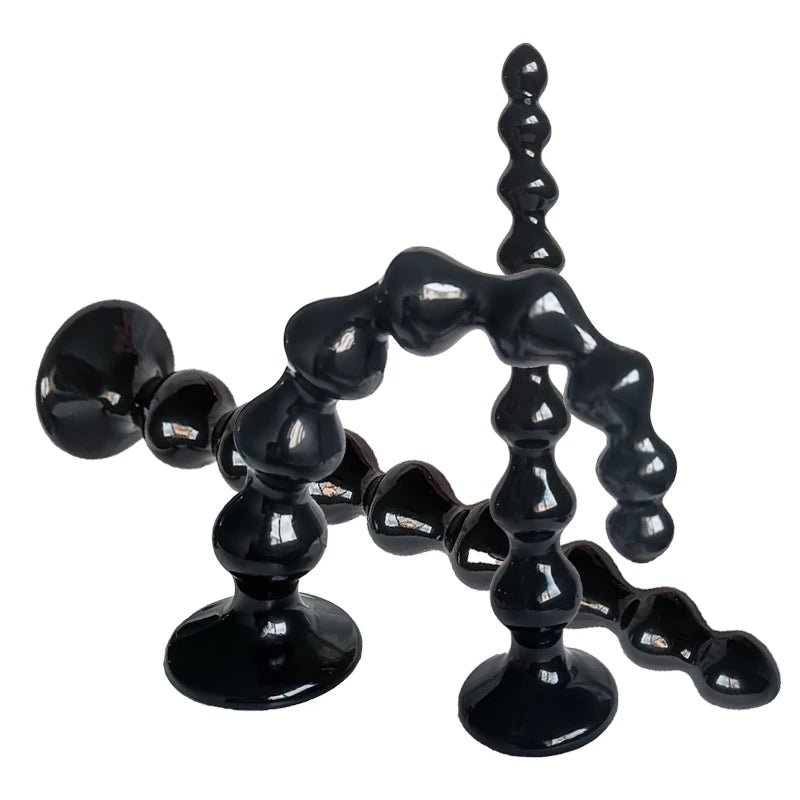 Sex Dildo Anal Plug | Long Beads Suction Cup Plug |Passionplayhousexxx