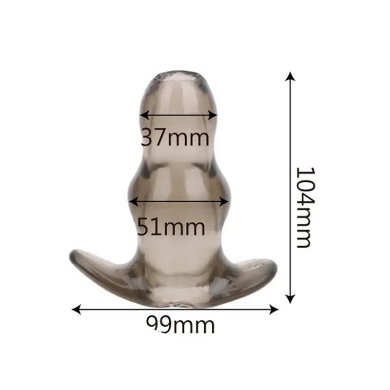 Silicone Hollow Dilator Gay Love Toys Butt Soft Speculum Enema Insert