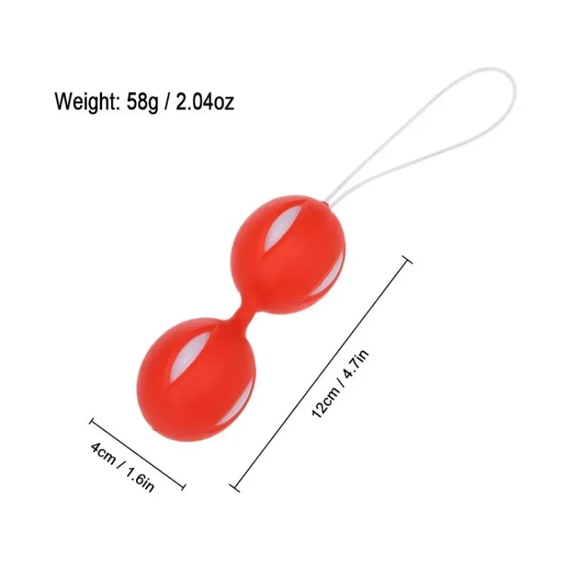 Ben Wa Balls Weighted Kegel Vibrator for Pelvic Floor Strengthening