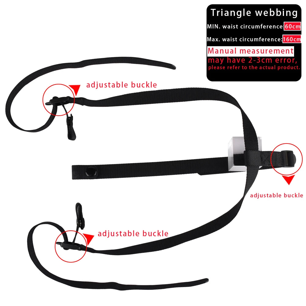 QKKQ Adjustable Belt Harness For Dildos Strap-On Toy