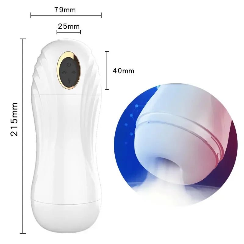 Am Sex Men Sucker Dildo Massage Ejaculating Toy Vibrator Tool
