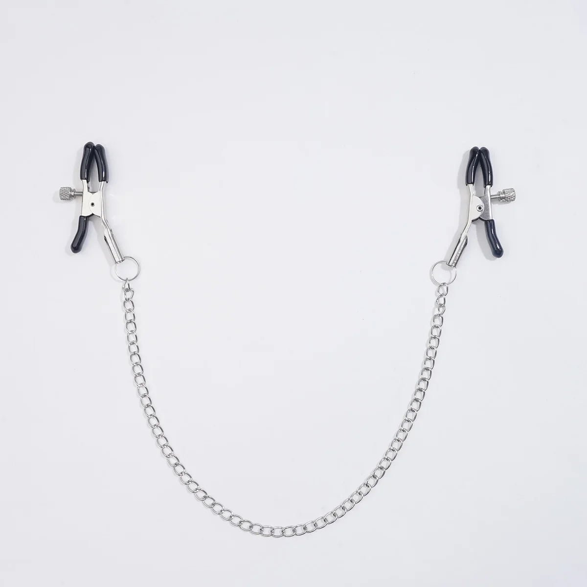 Metal Nipple Clamp With Chain For Women Fetish Bondage