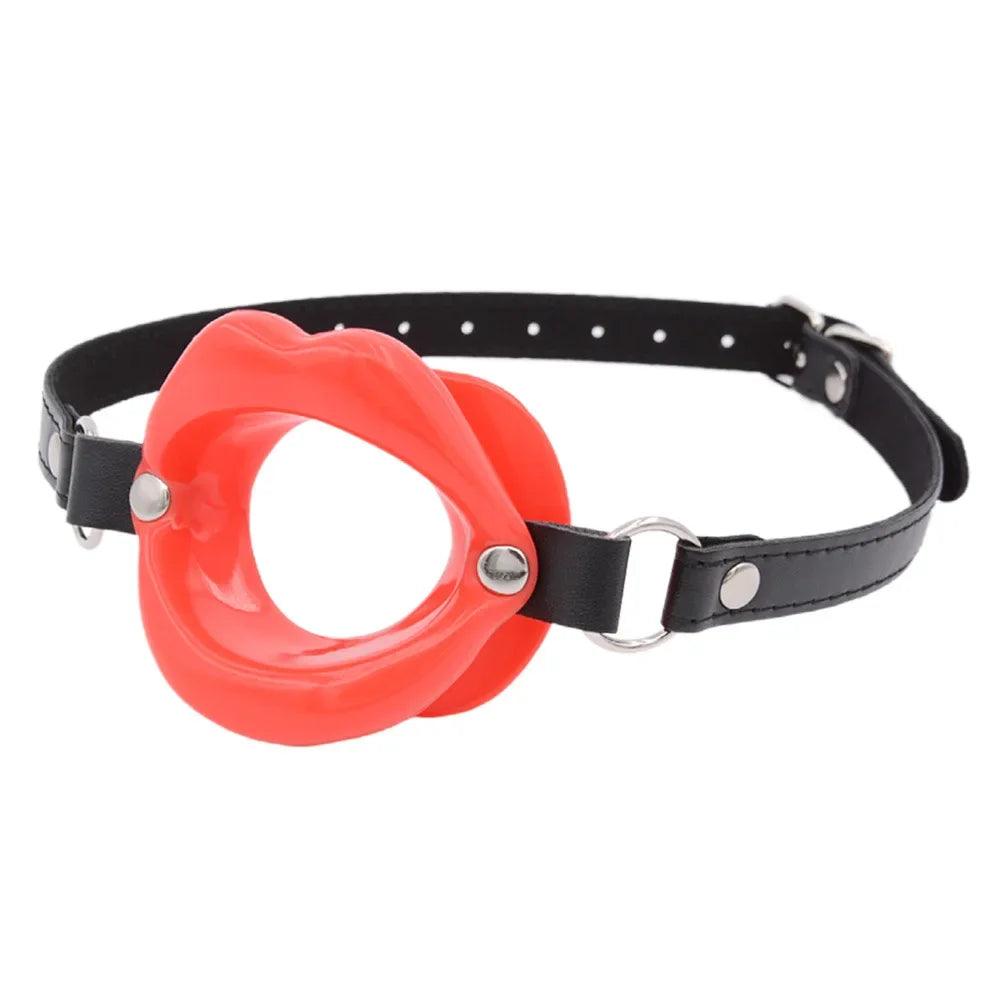 Adult Games Silicone Lips O Ring Open Mouth Gag Accessory