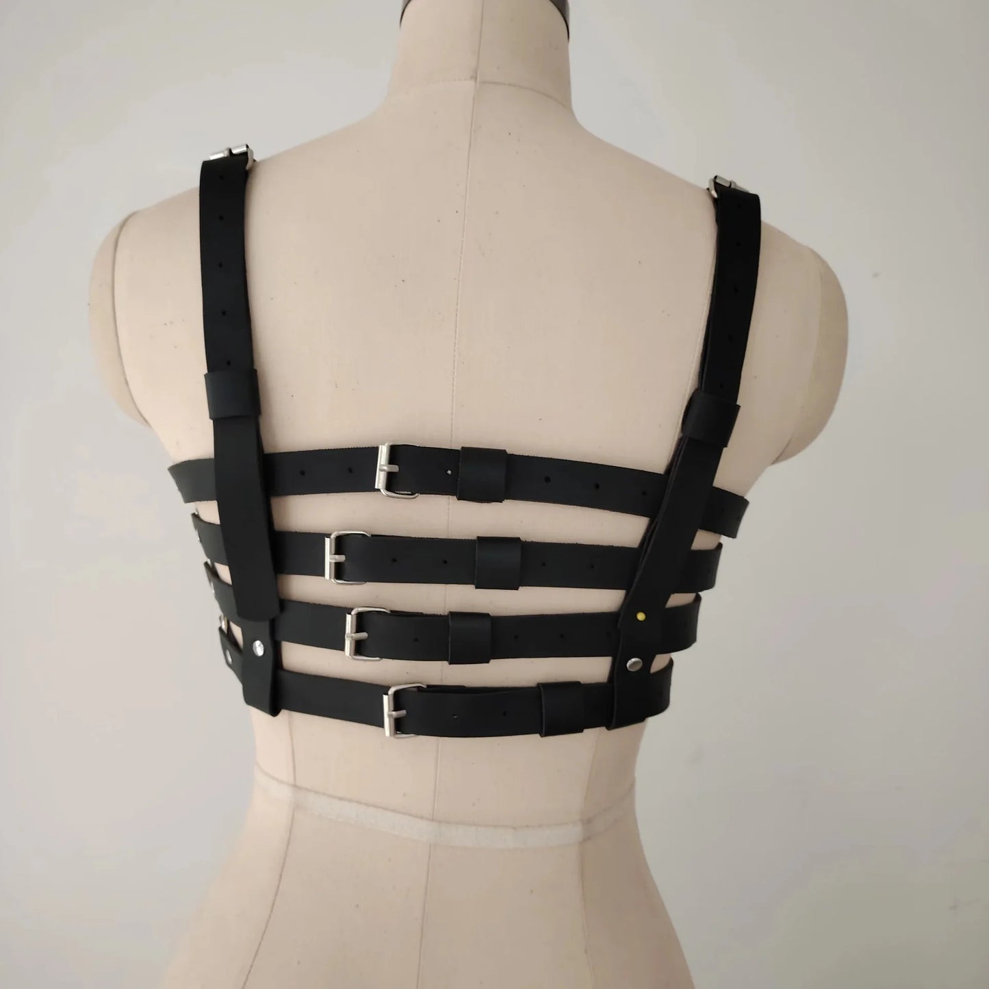 Halloween Goth Leather Garter Belt Bondage Punk Body Harness