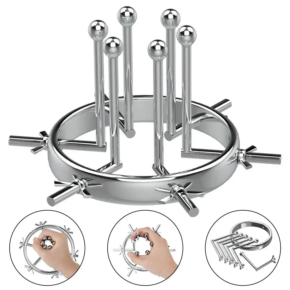 Hannibal Metal Expander Adjustable Fetish Toy for Fun