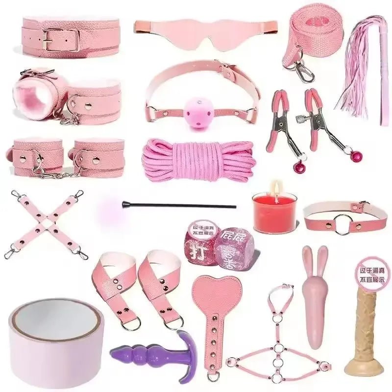 20Pcs BDSM Set Sex Toys for Couples Bondage Kit Fun