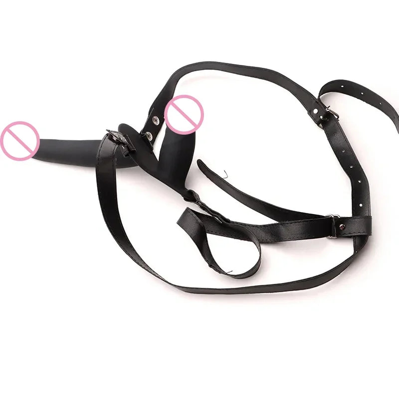 Double Ended Vibrate Strap On For Couples Fun Adventure