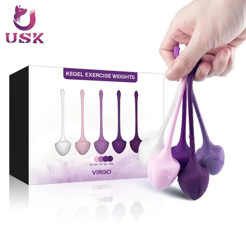 Ben Wa Ball Kegel Exercise Set for Women’s Pelvic Health Aid