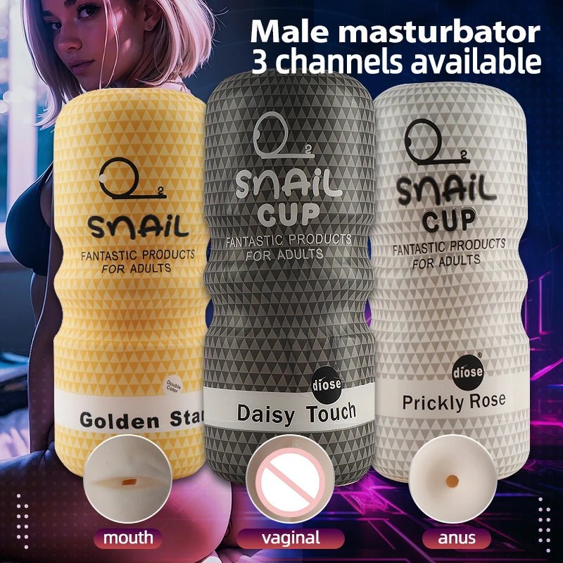Soft Male Pleasure Cup Sucking Male Pleasure Enhancement 3 Ways