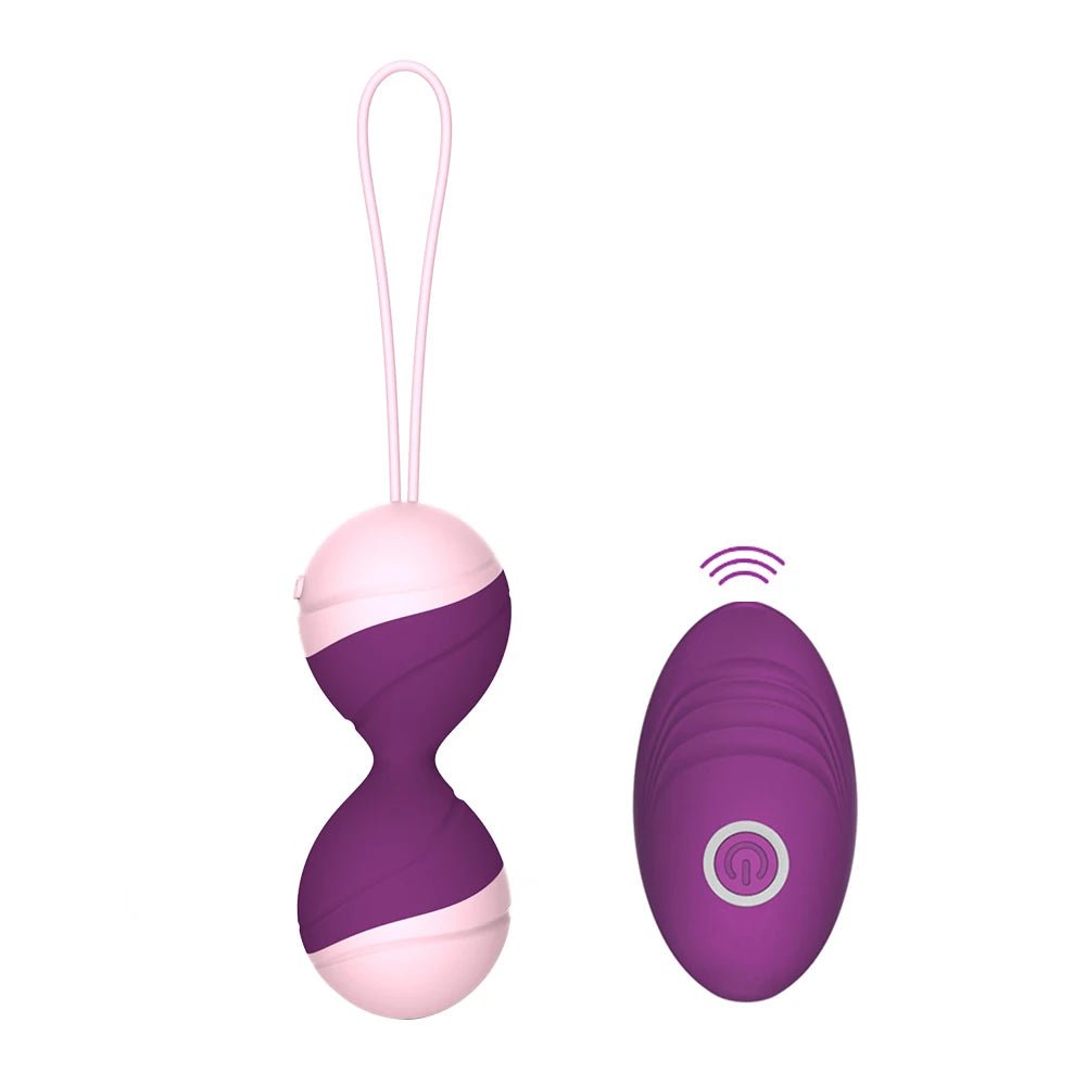 Kegel Balls Vibrator Remote Control Vibrating Egg For Women