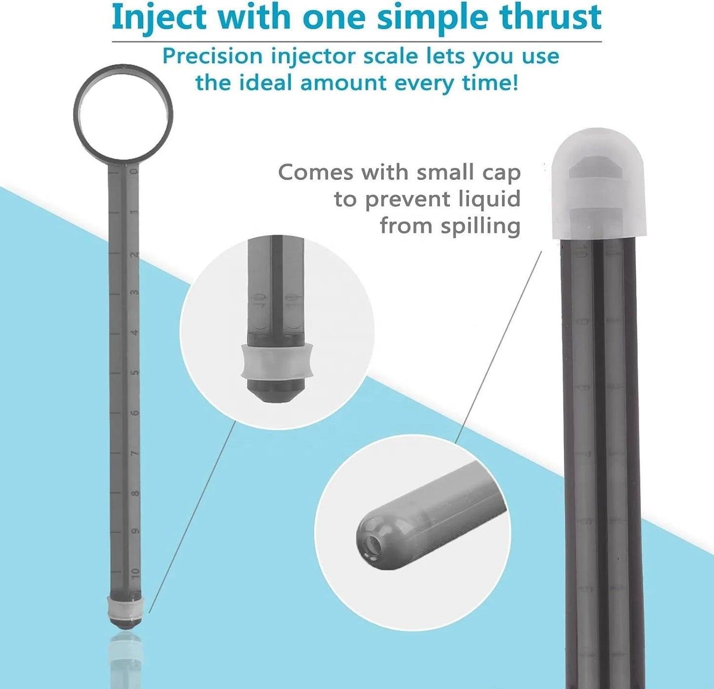 Enema Inject Oil Lubricant Applicator Lube Launcher Syringe
