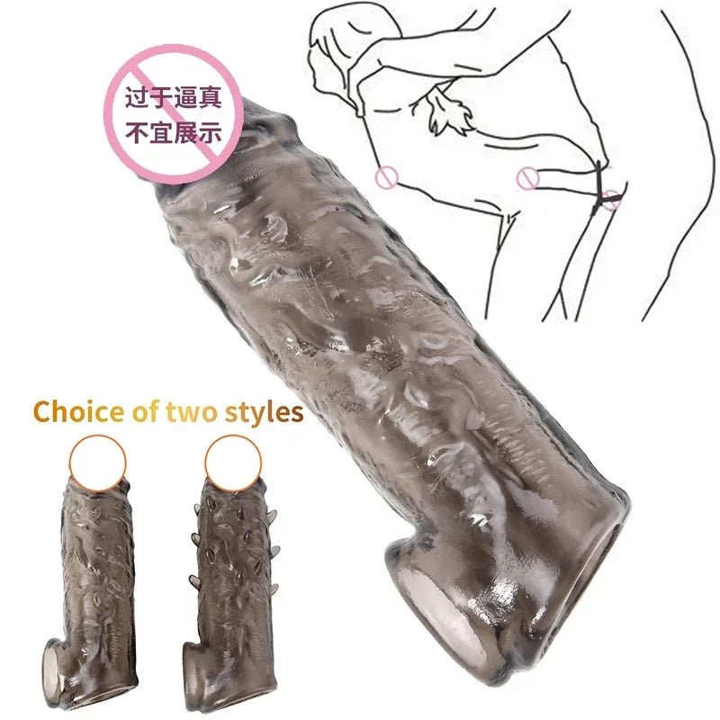 Realistic Sleeve Extender For Delay Ejaculation Toys