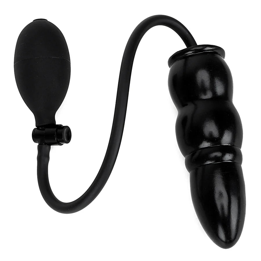 Inflatable Plug With Pump Dilator Prostate Massager Tool