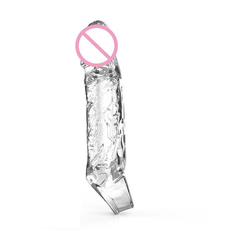 Reusable Sleeve with Vibrator Ring for Partners Experience