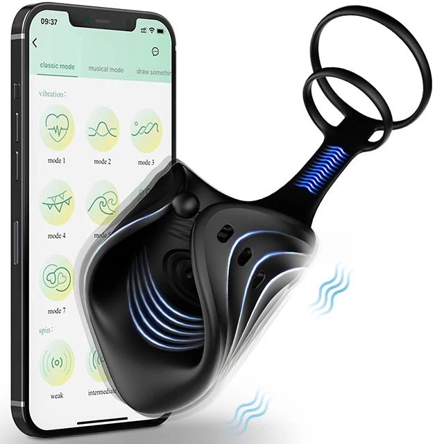 HESEKS APP Remote Double Vibrator Ring for Ultimate Pleasure