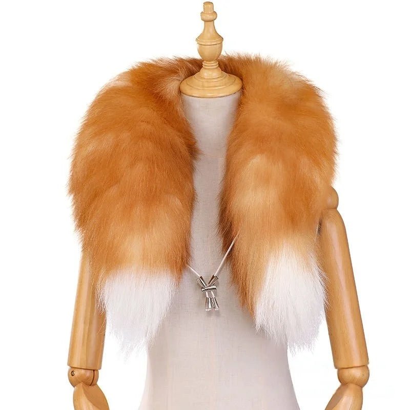 Cute Neck Collar Sex Toys Kits with Plush Fox Tail Bondage