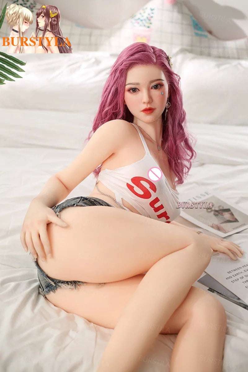 QUBANLV Metal Skeleton Sex Doll Realistic Japanese Anime Big Breasted Real Male Masturbation Sex Doll Silicone Female Sex Toys