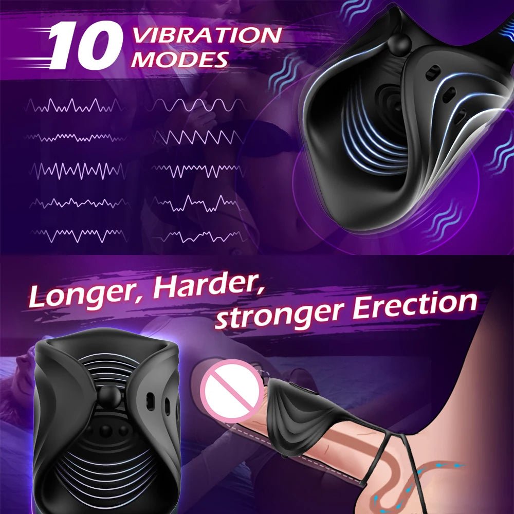 HESEKS APP Remote Double Vibrator Ring for Ultimate Pleasure