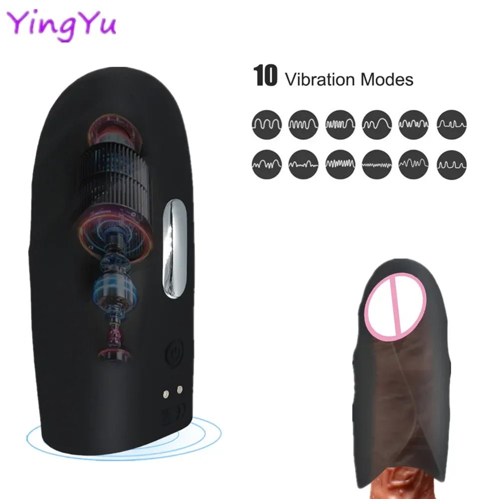 Vibrating Ring 10 Frequency Vibrator Prostate Massager Device