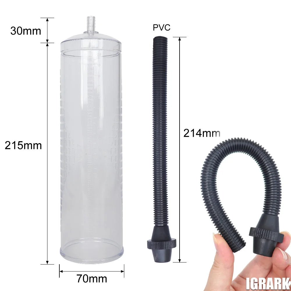Male Vacuum Pump Increase Length Enhancement 18 Plus Device