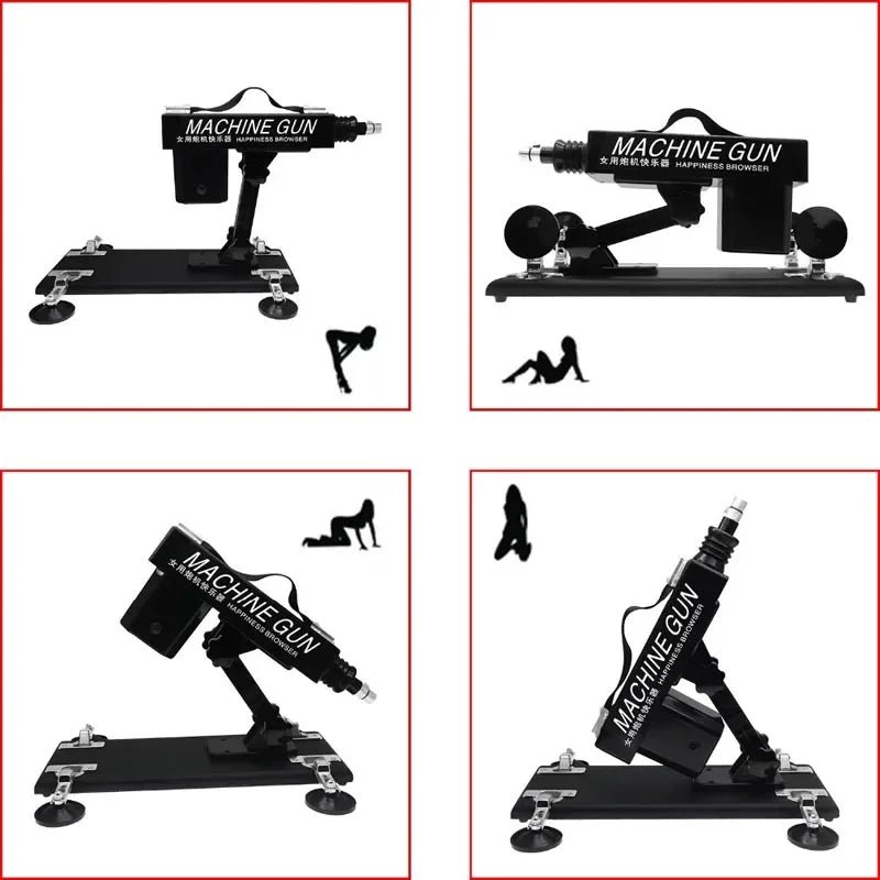 Adult Telescopic Machine 3XLR Kit Vibrators for Pleasure