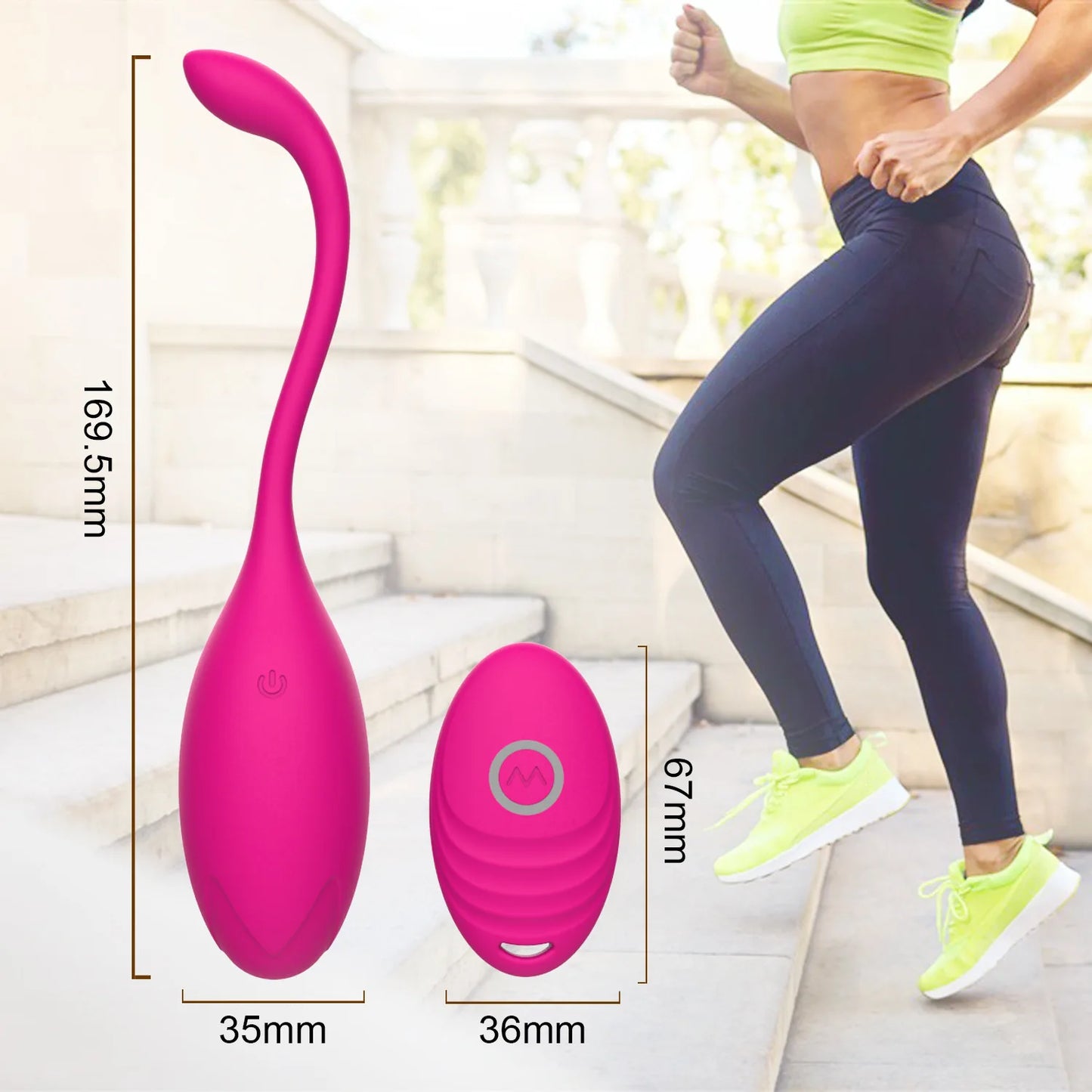 Remote Ben Wa Balls for Tight Exercise and Pleasure Enhancement