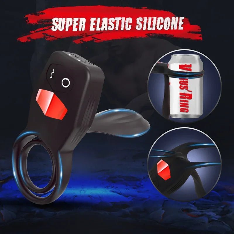 Metal Slug Signet Ring Pleasure Device For Men - Enhance Enjoyment