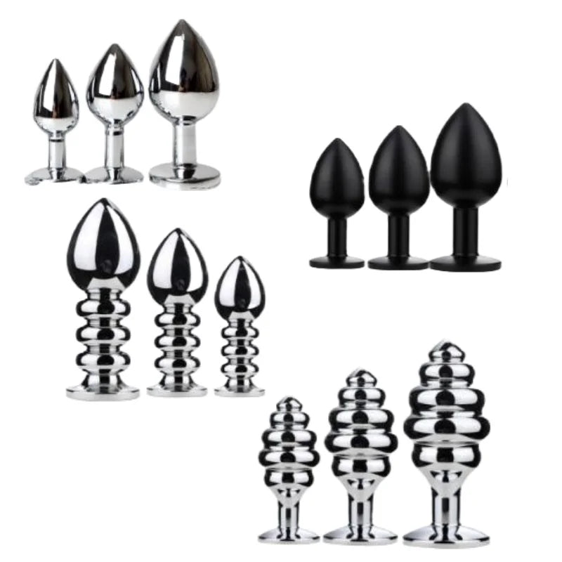 25cm Mini Elegant Metal Plug with Charming Small Tail Toy