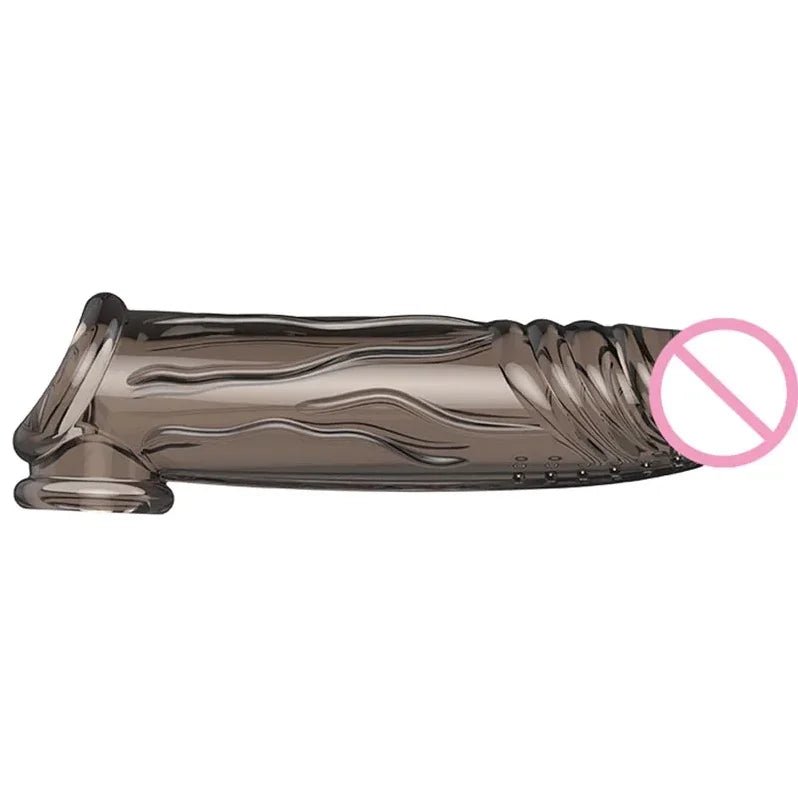 Silicone Sleeve Soft Realistic Extender for Pleasure