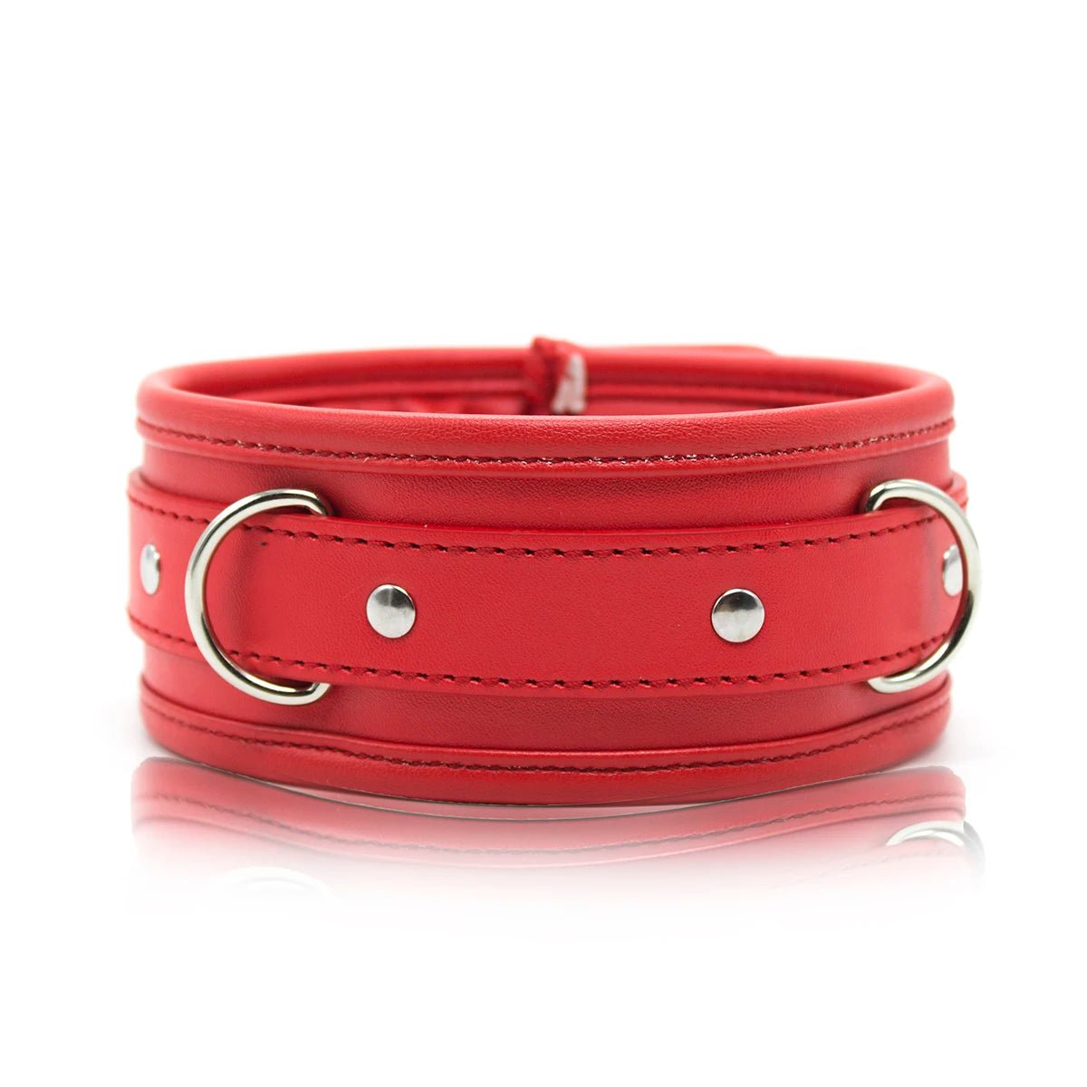 Bdsm Bondage Collar Leather And Iron Chain Link Slave Restraints