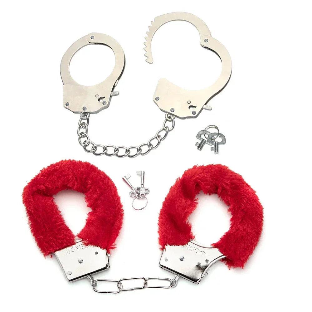 Erotic Accessories Sex Toys 2pc BDSM Bondage Handcuffs Set