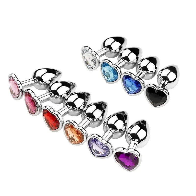 Stainless Steel Anal Plug | Crystal Anal Plug | Passionplayhousexxx