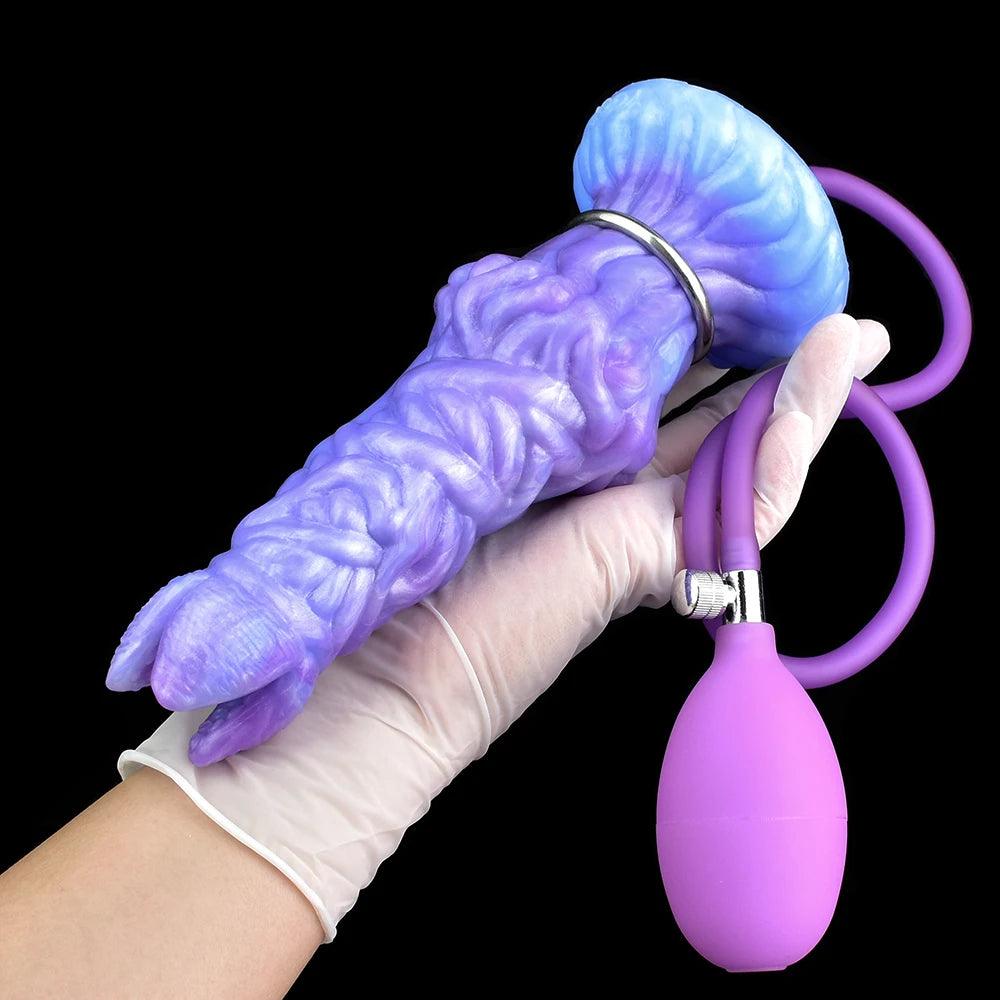 COLMISS Silikone Pneumatisk Ovipositor Dildo