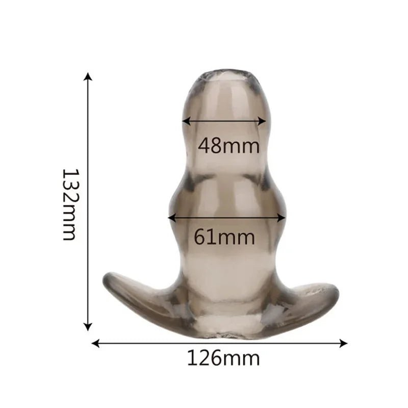 Silicone Hollow Dilator Gay Love Toys Butt Soft Speculum Enema Insert