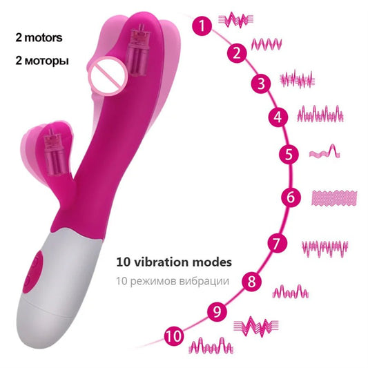 Dildo Vibrator Female Masturbators G Spot Clitoral Massager