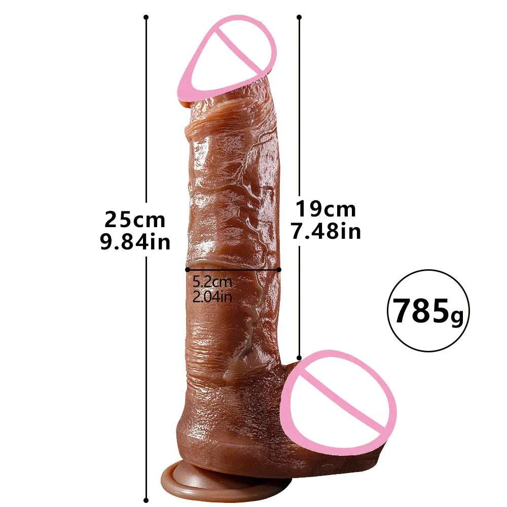 Super Long Skin Dildo Penis Medical Silicone Realistic SexToy For Women Masturbator Makeup Dildo Strapon Suction Cup Dick Adults