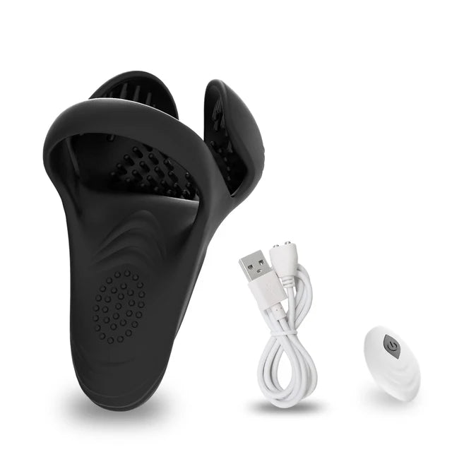 Vibrating Ring Testicle Massager Prostate Stimulator Device