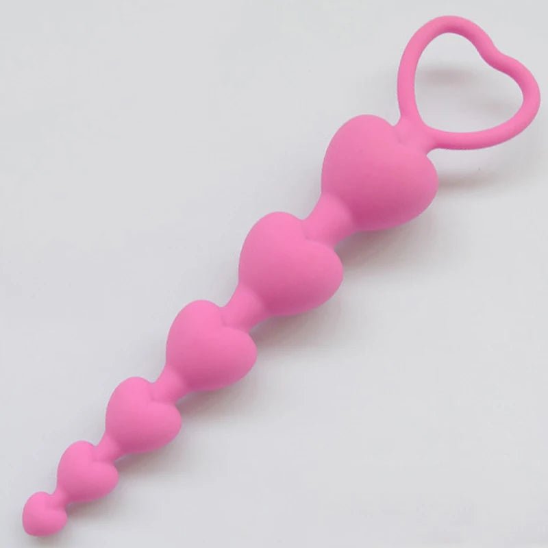 New Heart Beads Soft Silicone G-Spot Toys