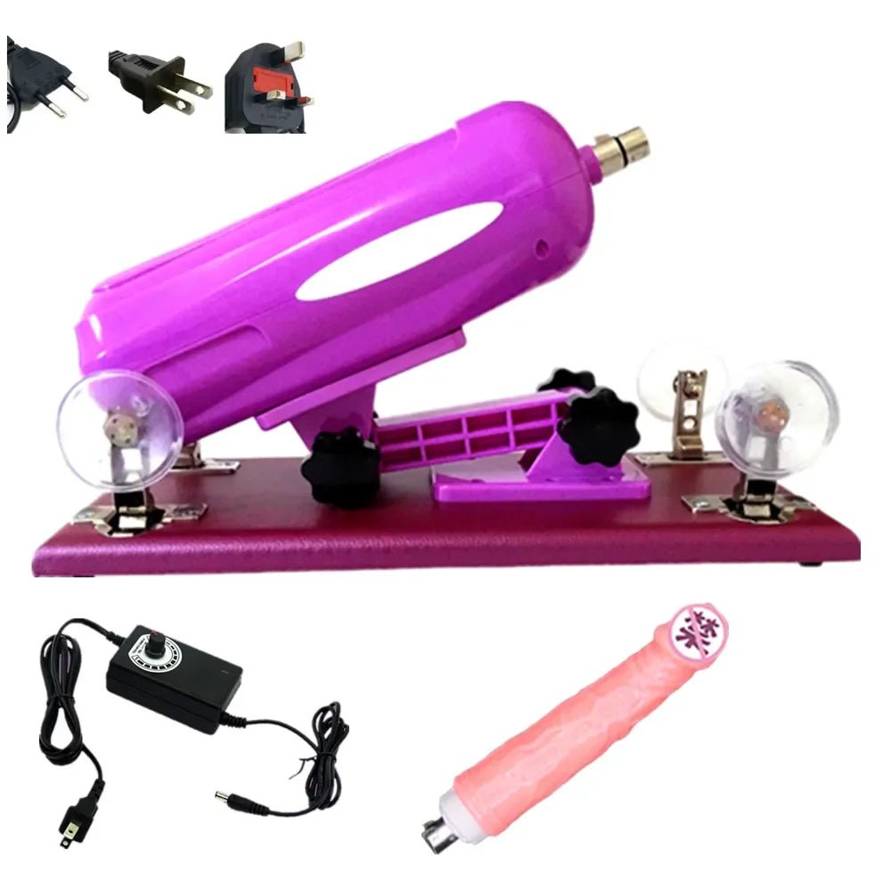 Women's Automatic Telescopic Machine Electric Vibrator 18+