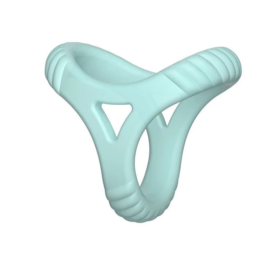 3 Holes Reusable Semen Lock Ring For Males Comfort