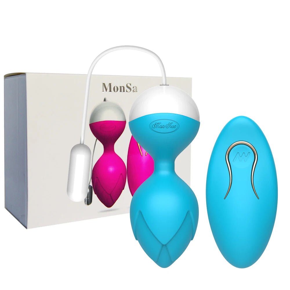 Remote Control Kegel Ball Trainer Wireless 10 Speeds Vibrator Use