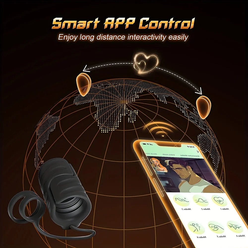 Male Pleasure Trainer with APP Remote Control Device for Satisfaction