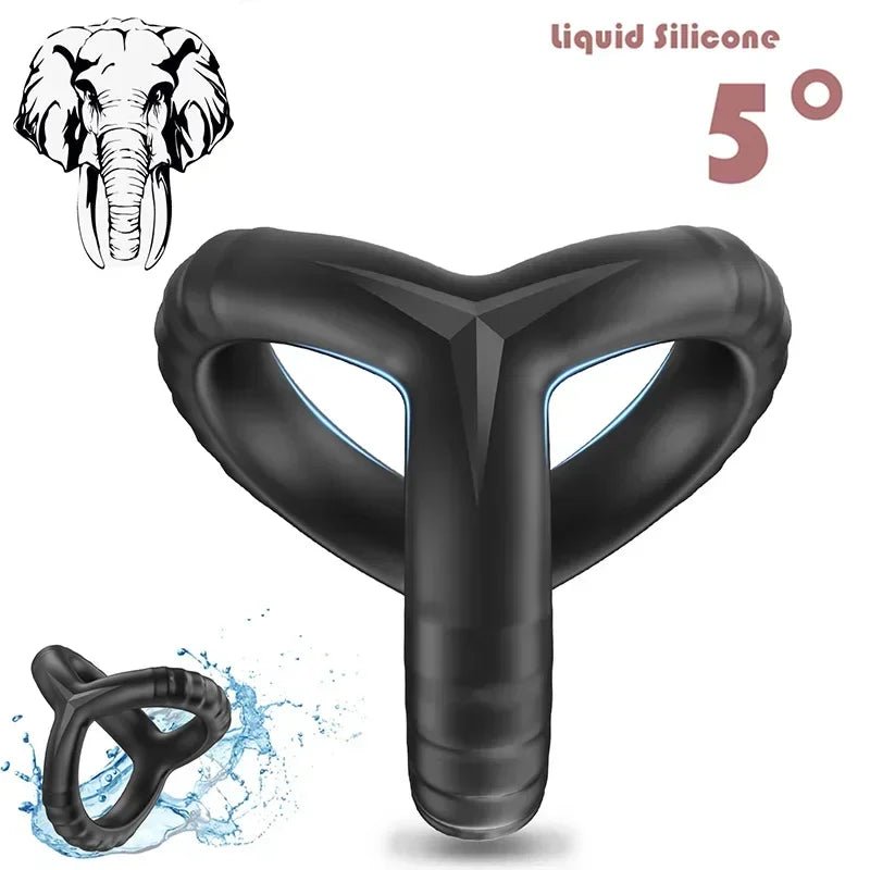 Elephant Liquid Silicon Delay Ejaculation Ring for Men