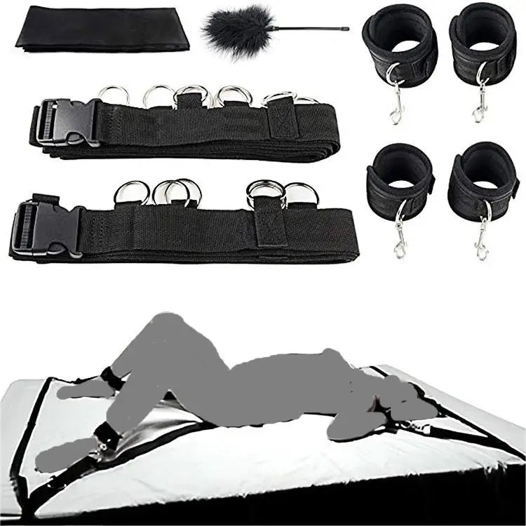 Ultimate Pleasure Toys BDSM Kits Plush Bondage Set For Couples
