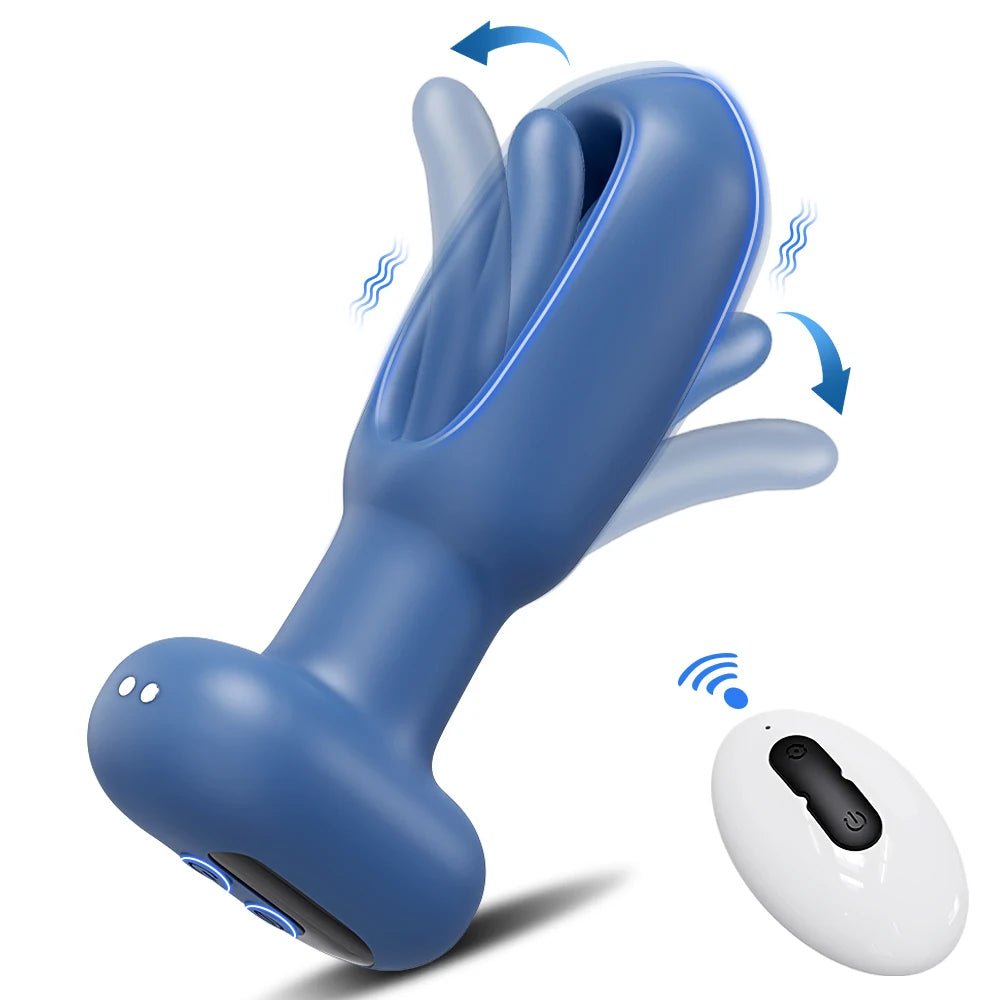 APP Remote Control Patting Prostate Massager Vibrator Butt Plug for Men
