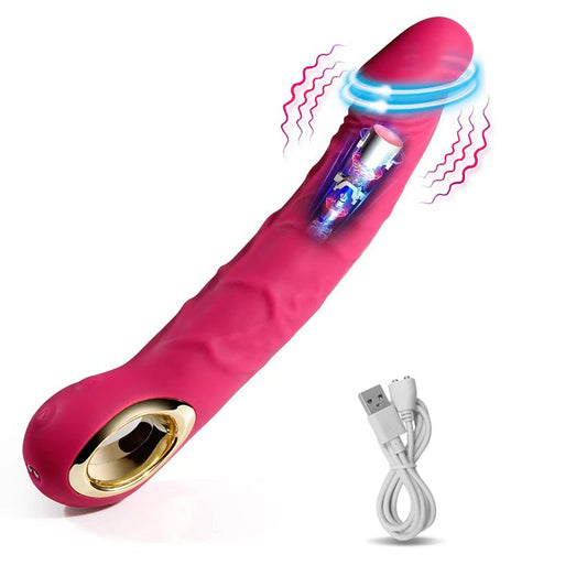 Realistic Vibrator G Spot Female Stimulator 10 Modes Joy