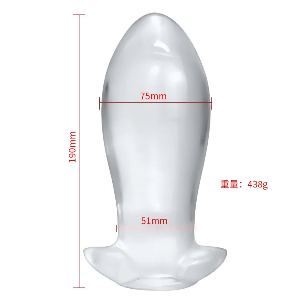 Big Egg Butt Plug Flexible Silicone Trainer for Everyone