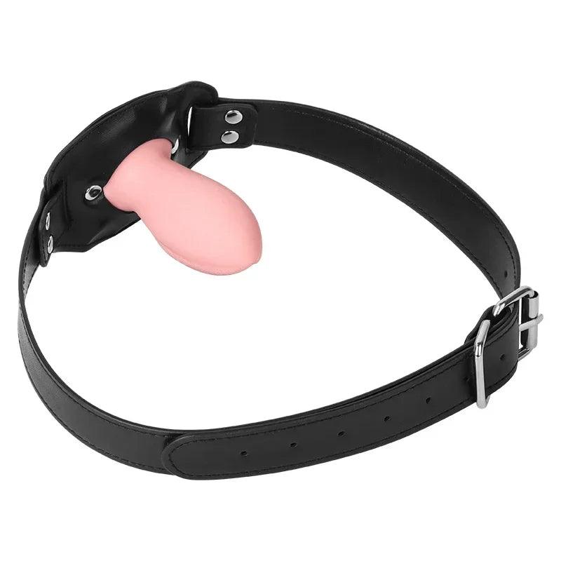 Silicone Mouth Gag Realistic Fanny Nipple Mo Toy Personal Pleasure
